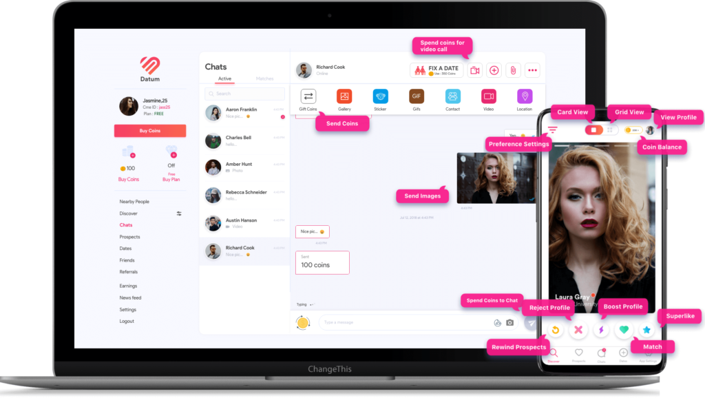 Tinder clone tinder clone - dating app software - tinder clone script - datum tinder clone Tinder Clone - Dating App Software - Tinder Clone Script - Datum