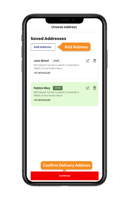 Cameo app clone cameo app clone - celebrity shoutout software - cameo clone script cameo-clone-app-choose-delivery-address