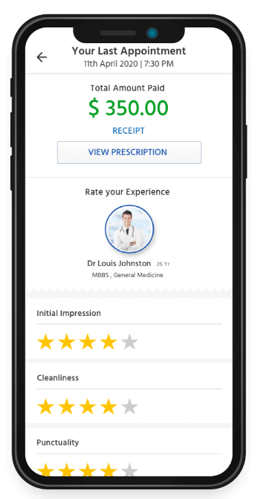 Healthcare mobile app development vaidg - custom healthcare mobile app development services healthcare app development software rating and receipt