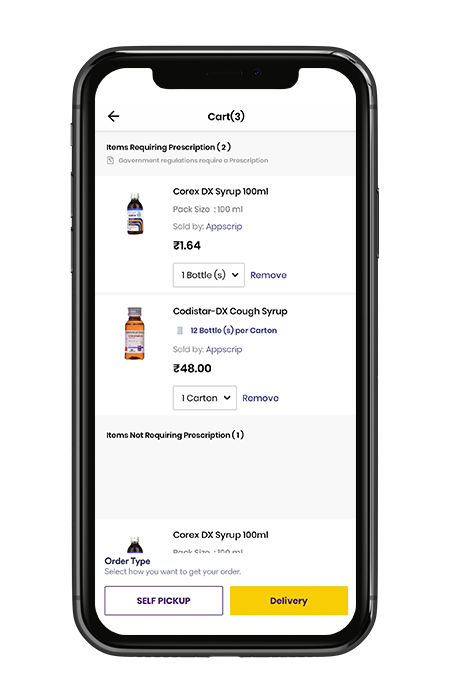 Online medicine software online medicine software - online pharmacy delivery software Medicine delivery app self pick up option
