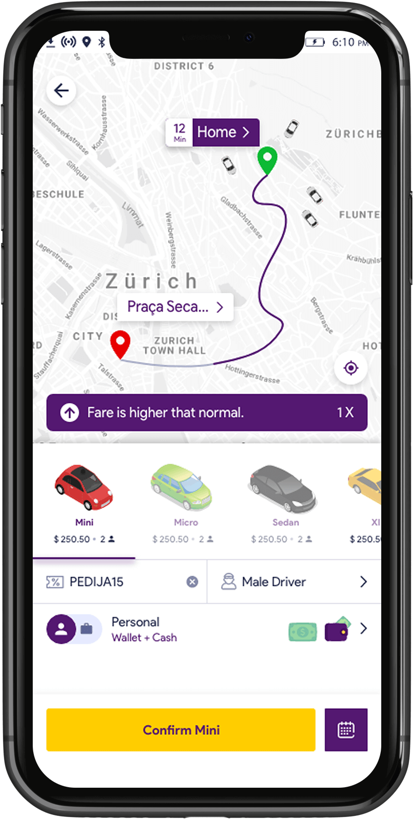 Transport booking software best-transport-script-transport-booking-software Home screen of Transport Booking Software