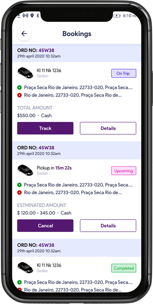 Transport booking software best-transport-script-transport-booking-software Your bookings option on Transport Booking Software